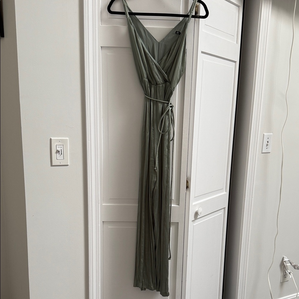 Zara Sage Green Jumpsuit